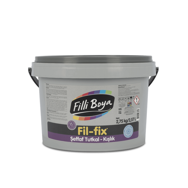 Filli Boya Fil-fix Şeffaf Tutkal Kışlık | D2 Sınıfı (30 kg & 750 gr)