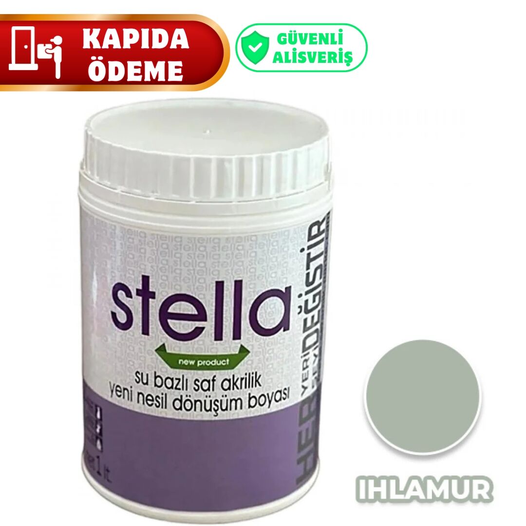 Stella Su Bazlı Saf Akrilik Boya Ihlamur 1 Lt