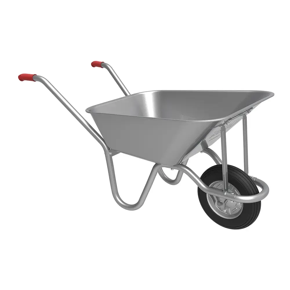 Galvanizli El Arabası | Şişme Lastikli ve Dayanıklı