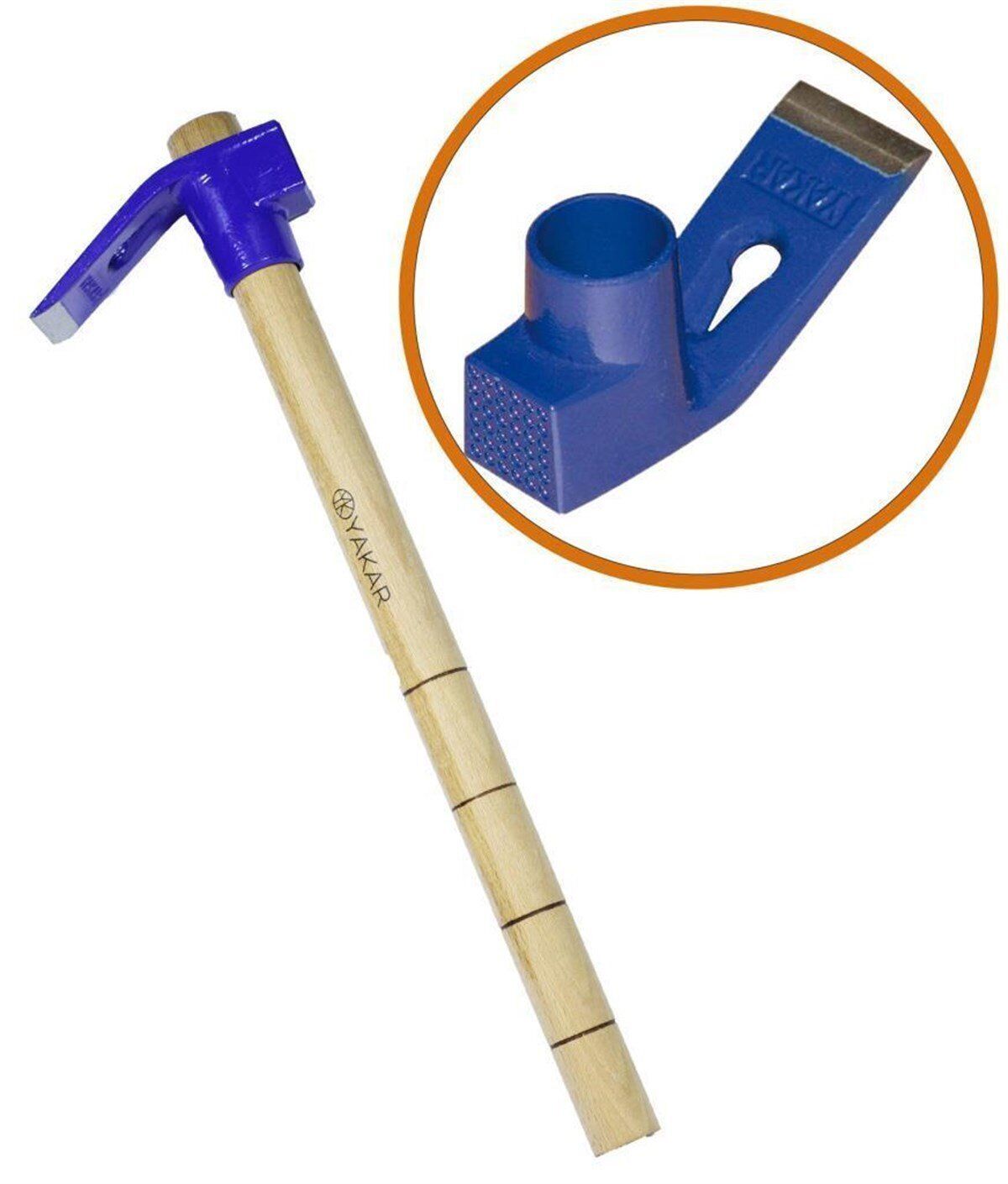 Yakar Ahşap Saplı Dövme Çelik Keser