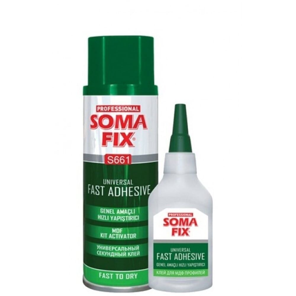 Somafix S661 MDF Yapıştırıcı Set 100 ml + 25 gr | Hızlı