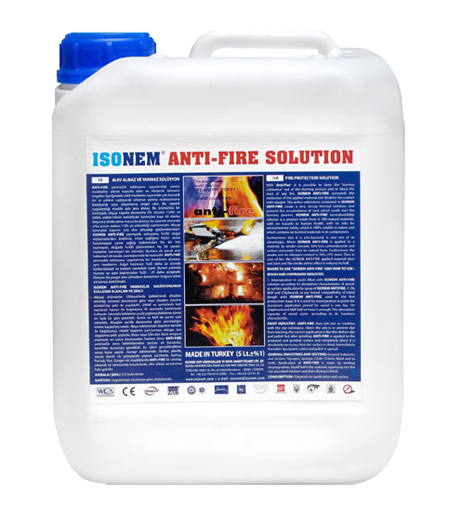 Isonem Anti Fire Yanmaz Solüsyon 5 Lt | Alev Almaz Çözüm