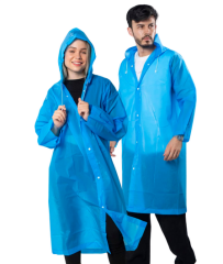 Su Geçirmez Yağmurluk Mavi