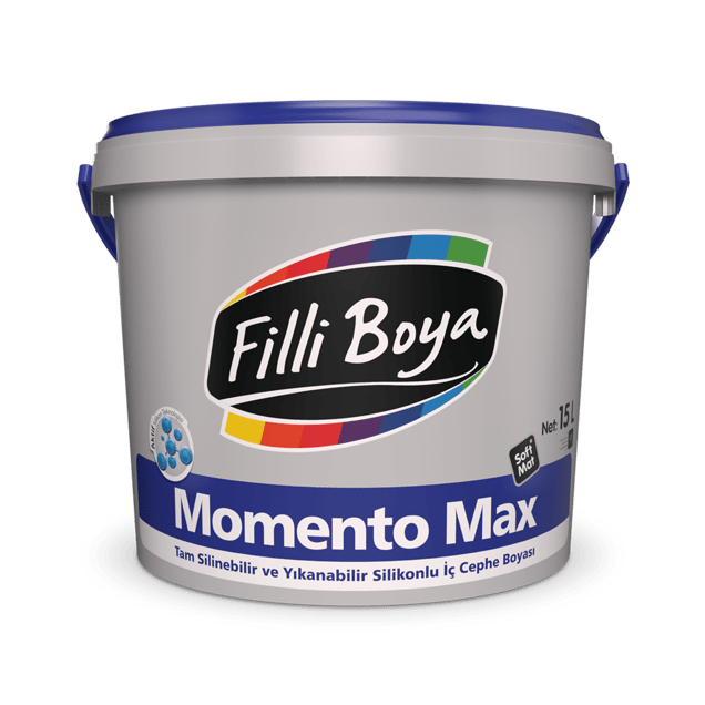 Filli Boya - Momento Max - Tam Silinebilir ve Yıkanabilir Silikonlu İç Cephe Boyası