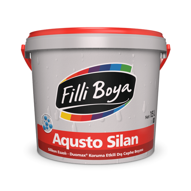 Filli Boya - Aqusto Silan - Silikon Esaslı Duomax® Koruma Etkili Dış Cephe Boyası
