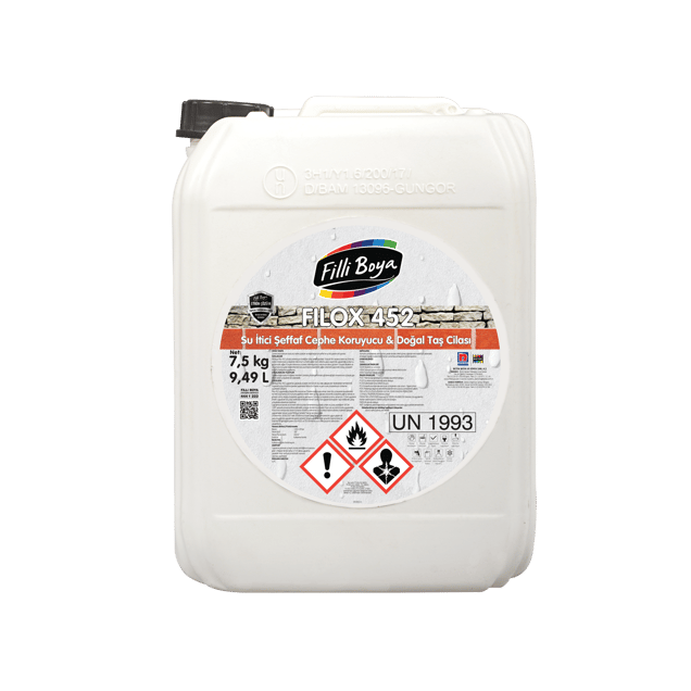 Filli Boya Filox 452® – Su Bazlı ve Doğal Taşlar İçin Su Geçirmez Solüsyon