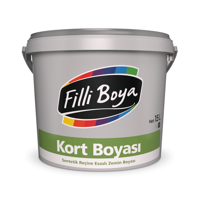 Filli Boya Kort Boyası – Su Bazlı, Mat Görünümlü Zemin Boyası