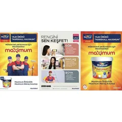 Marshall Maximum Silikonlu İpek Mat 7,5 Lt | İç Cephe Boyası