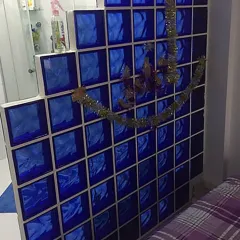 GlassBlock İnner Mavi Cam Tuğla