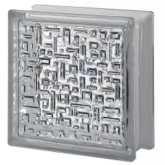 GlassBlock Şeffaf Maya Mozaik Cam Tuğla | Dekoratif Çözüm