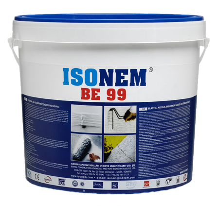 Isonem BE 99 5 Kg | Elastik Su Geçirimsiz Dış Cephe Boyası