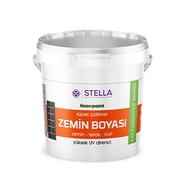Stella Süper Polimer Zemin Teras Kort Boyası 10 Kg | UV Dirençli