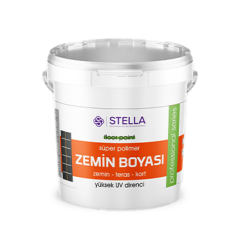 Stella Süper Polimer Zemin Teras Kort Boyası 10 Kg | UV Dirençli