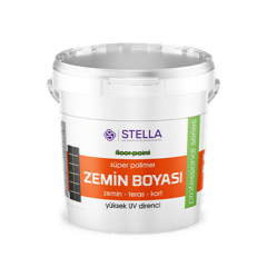 Stella Süper Polimer Zemin Teras Kort Boyası 10 Kg | UV Dirençli