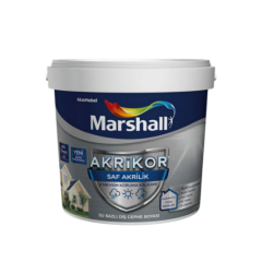 Marshall Akrikor Saf Akrilik 15 lt | Beyaz Dış Cephe Boyası