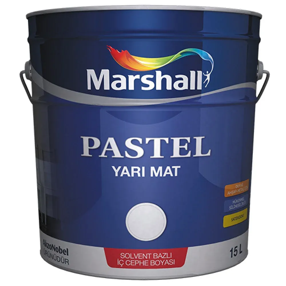 Marshall BM Pastel Yarı Mat Beyaz 15 lt