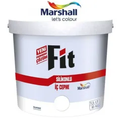 Marshall Fit Silikonlu Beyaz 10 Kg | İç Cephe Boyası
