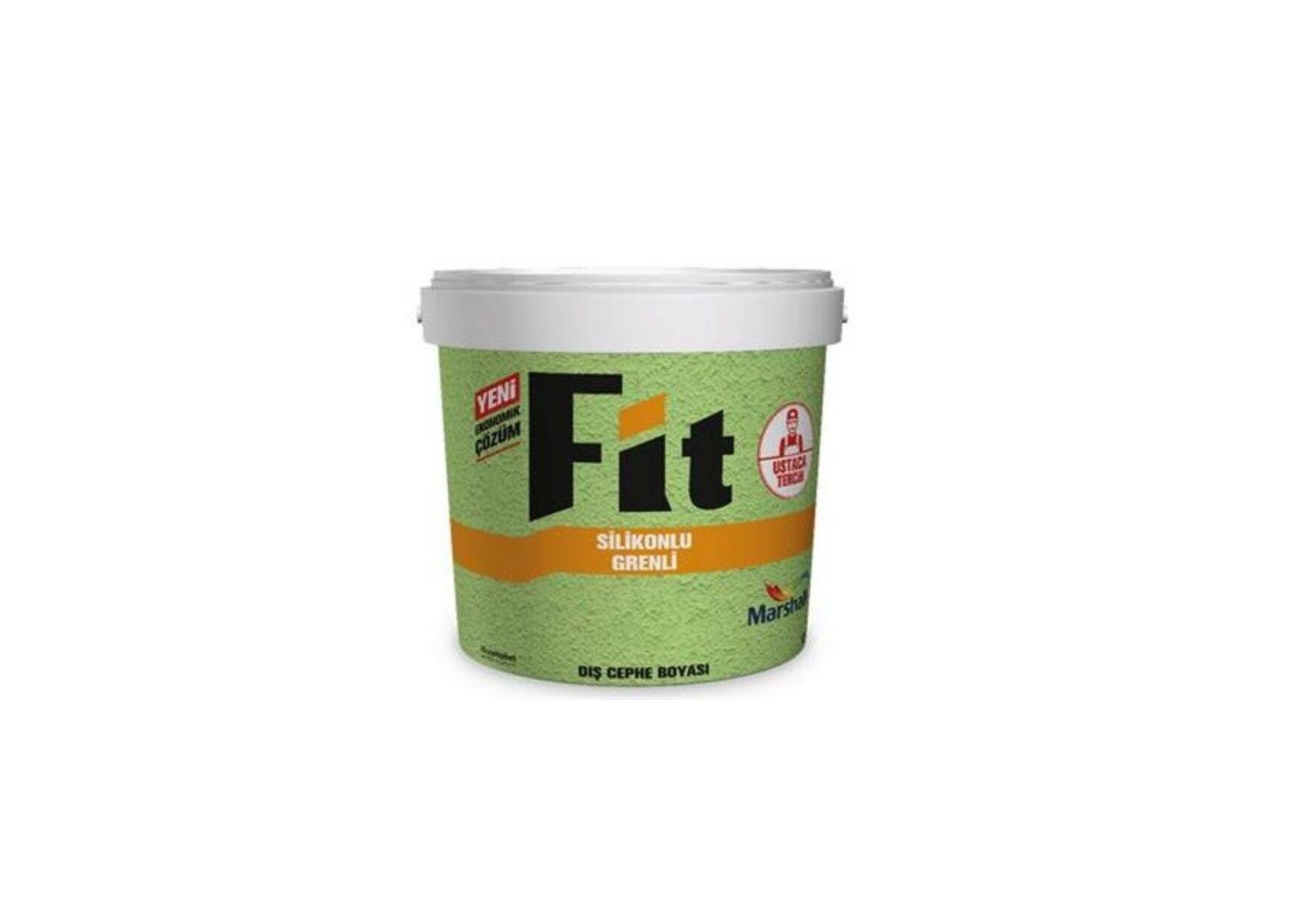 MB Fit Silikonlu Grenli Dış Cephe Boyası 18 Kg | Beyaz