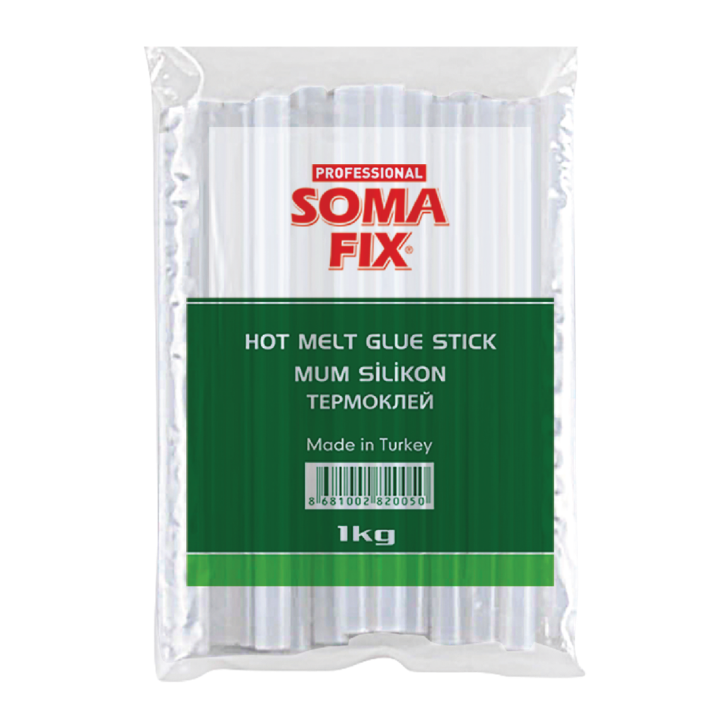 Somafix 1 kg 11.3X300 Kalın Mum Silikon (Şeffaf)