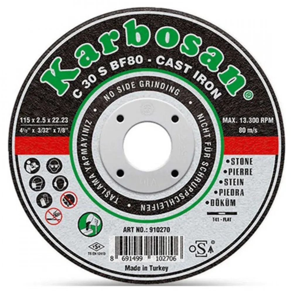 Karbosan Metal Kesim 115 lik