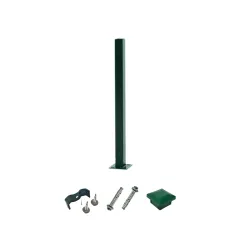 Panel Çit Direği 100 cm Galvaniz | Elektrostatik Boyalı Direk