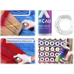 Akçalı Altın Yaldız Sprey Boya 310 | 400 ml Metalik