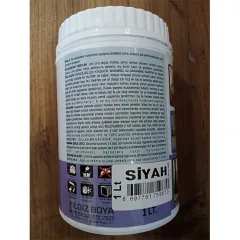 Stella Su Bazlı Saf Akrilik Boya Siyah 1 Litre