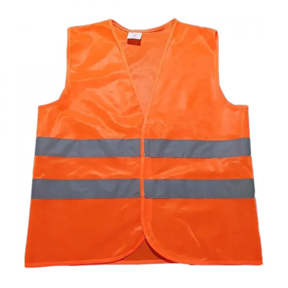 Turuncu Reflektörlü İkaz Yeleği – İş Güvenliği Yeleği