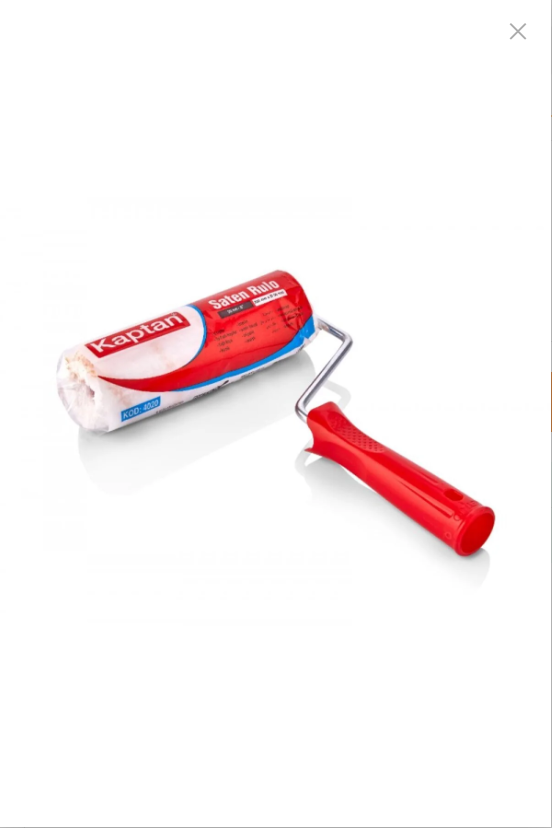 Kaptan 20 cm Saten Rulo | Pürüzsüz İç Cephe Boya Rulosu