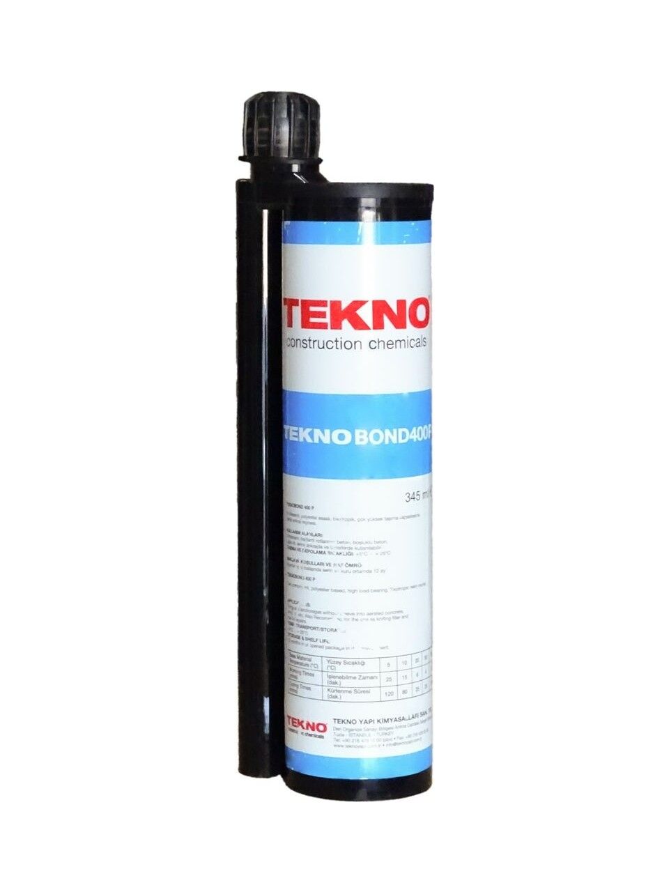 TEKNO Teknobond 400 P 345 ml | Epoksi Esaslı Kimyasal Dübel