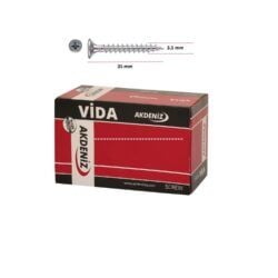 Sunta Vidası 3,5×35 – 1000 Adet | Ahşap ve Mobilya Bağlantı Vidası