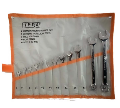 12 Parça Kombine Anahtar Takımı Tera | Krom Vanadyum Çelik