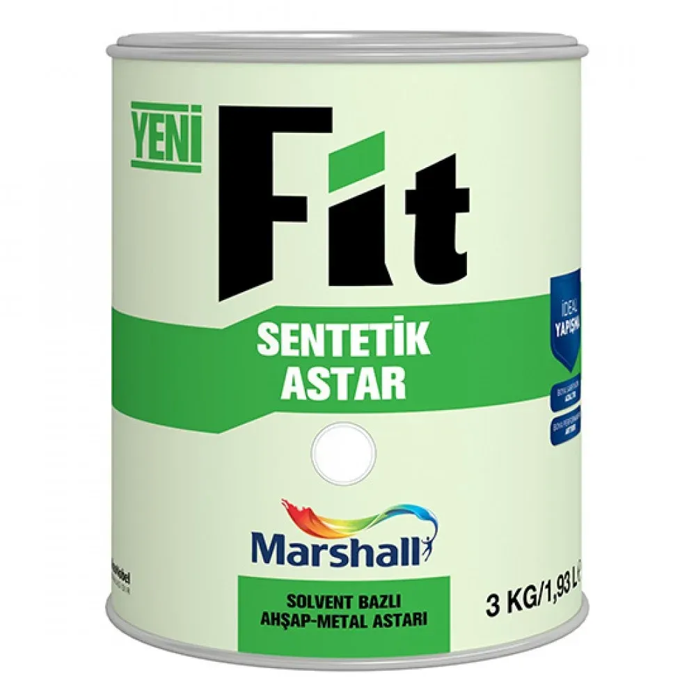 Marshall Fit Sentetik Astar 3 kg – Ahşap ve Metal Astarı