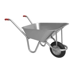 Galvanizli El Arabası 100 Lt – Şişme Lastikli ve Dayanıklı