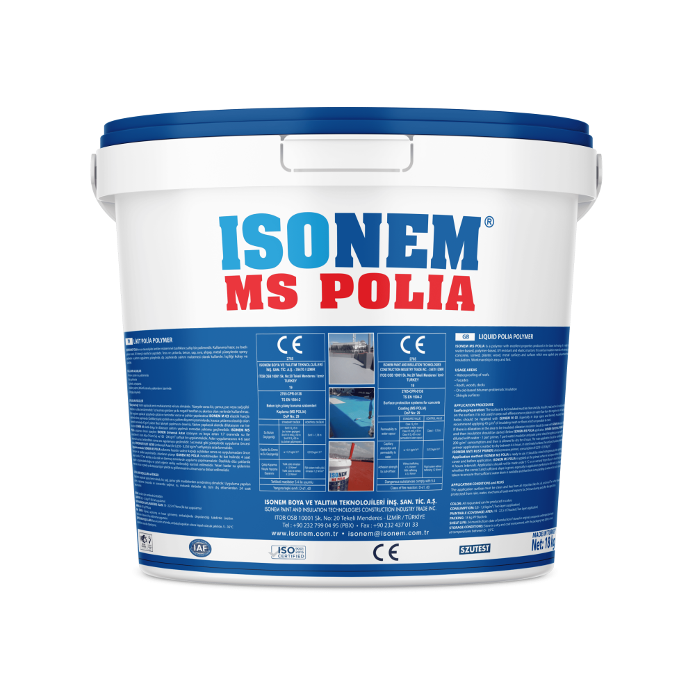 Isonem MS Polia 5 Kg | Su Bazlı Likid Polia Su Yalıtımı