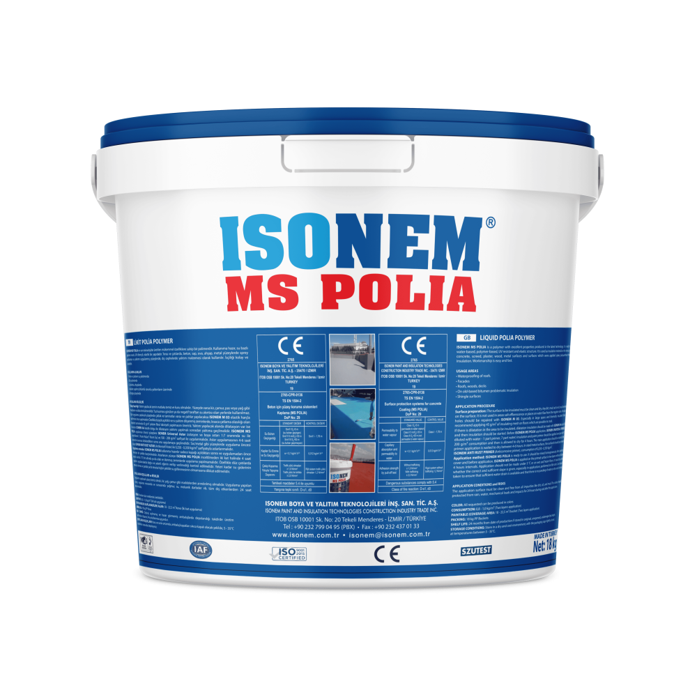 Isonem MS Polia 5 Kg | Su Bazlı Likid Polia Su Yalıtımı