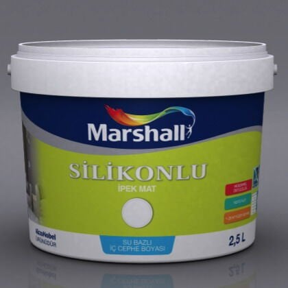 Marshall Silikonlu İpek Mat BC 2.5 L | İç Cephe Boya