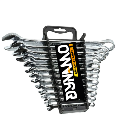 Dynamo 12 Parça Kombine Anahtar Seti – Krom Vanadyum Çelik