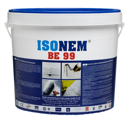 Isonem BE 99 10 Kg | Elastik, Su Geçirimsiz Dış Cephe Boyası