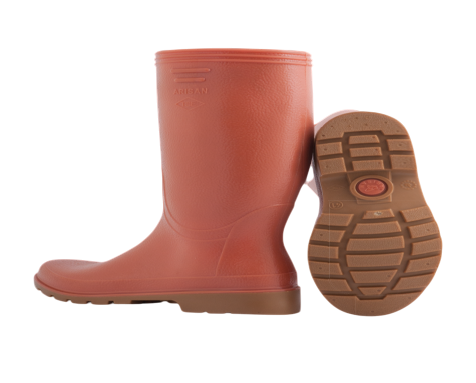 Krep Kısa Çizme İş Güvenlik Ayakkabısı | Kahverengi Bot