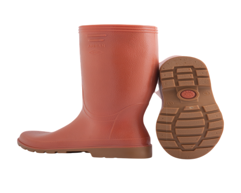 Krep Kısa Çizme - İş Güvenlik Çizmesi| Kahverengi Bot