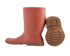 Krep Kısa Çizme - İş Güvenlik Çizmesi| Kahverengi Bot