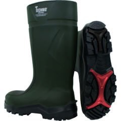 Yeşil Çizme Çelik Burunlu (Uzun) S4 Joobmaster Techno Boots