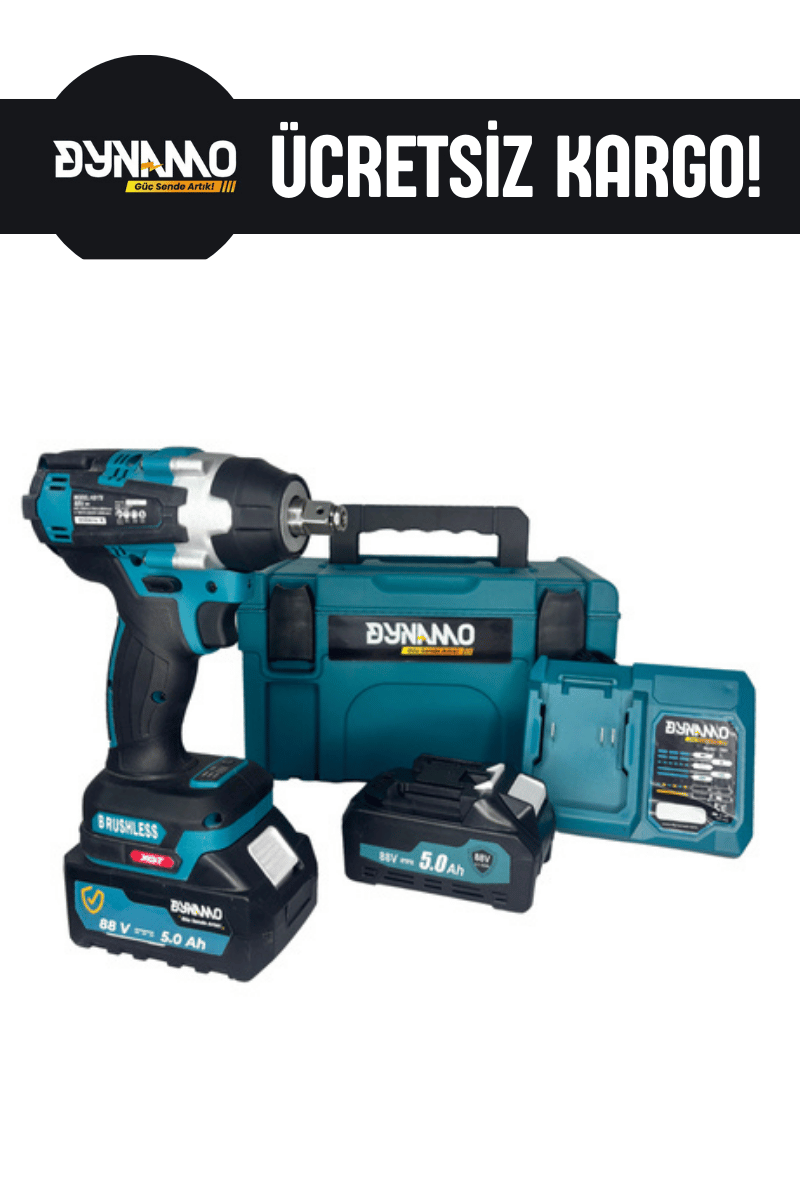 Dynamo Somun Sökme Makinası 88V | Güçlü Tork Performansı