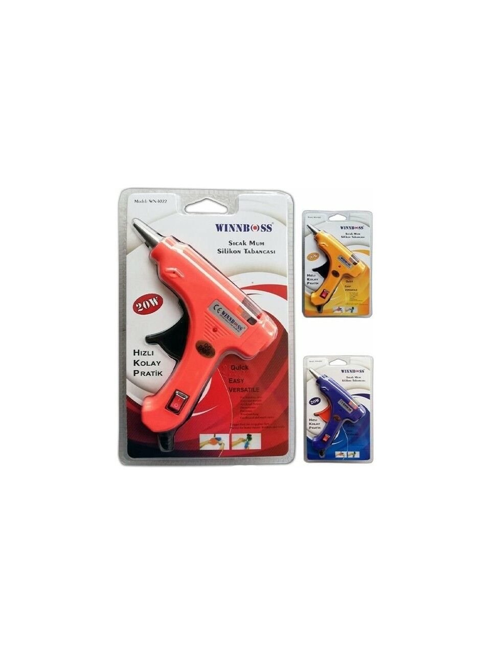 WINBOSS 20W Sıcak Silikon Tabancası | Kompakt Mini Model