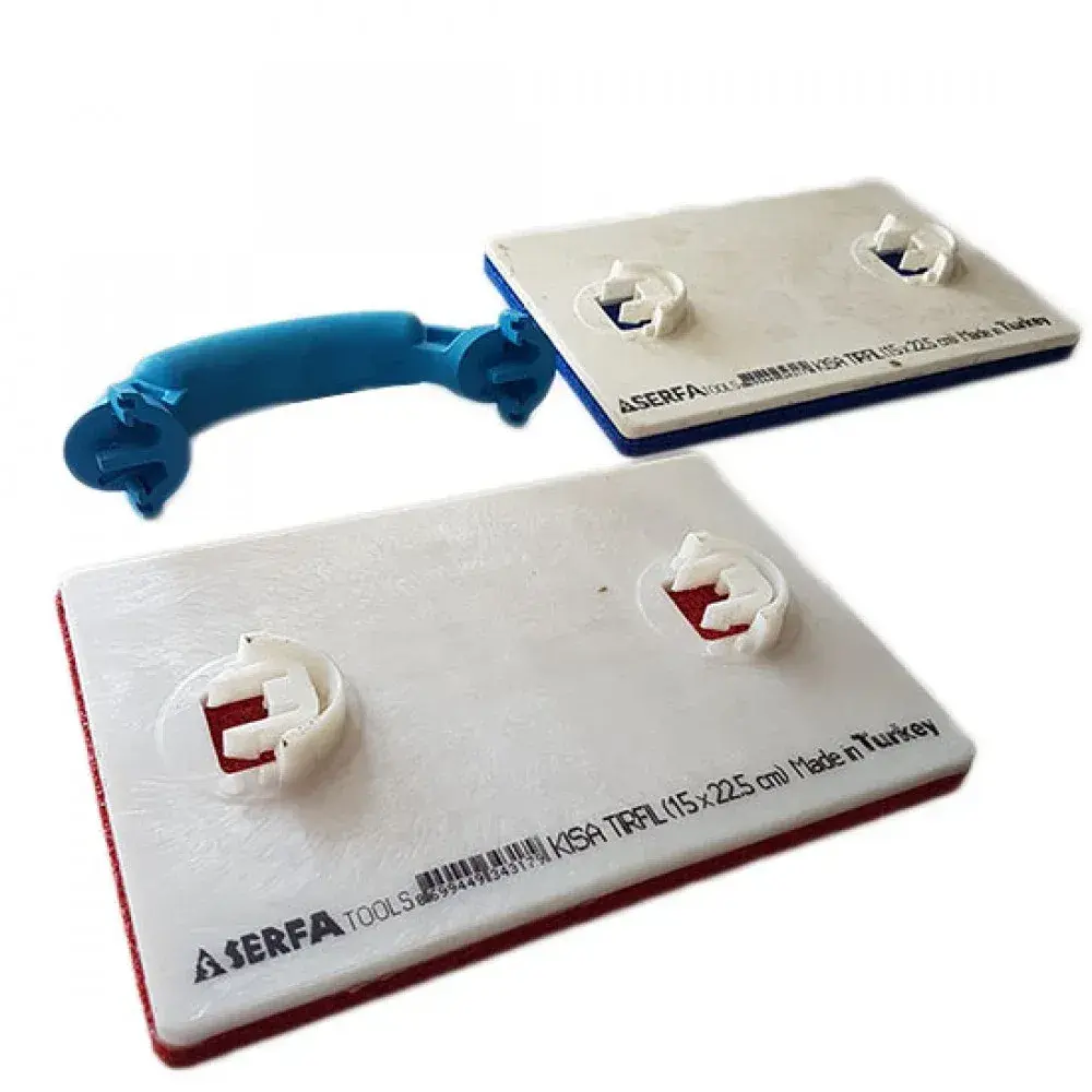 Tırfıl Mala Kısa | Dayanıklı Kauçuk Taban Perdah Malası