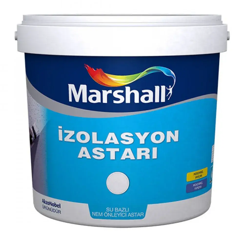 Marshall İzolasyon Astarı 15 lt | Su Bazlı Nem Önleyici Astar
