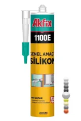 Akfix 1100E ( Şeffaf ) Genel Amaçlı Üniversal Silikon 280 gr