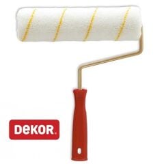 Dekor Fırça Rulo 25 Cm Dış Cephe Kırmızı Saplı