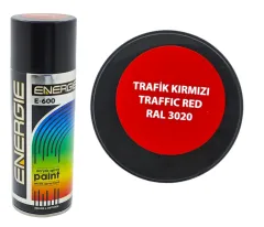 Energie RAL 3020 Trafik Kırmızı | Akrilik Sprey Boya- 400ml